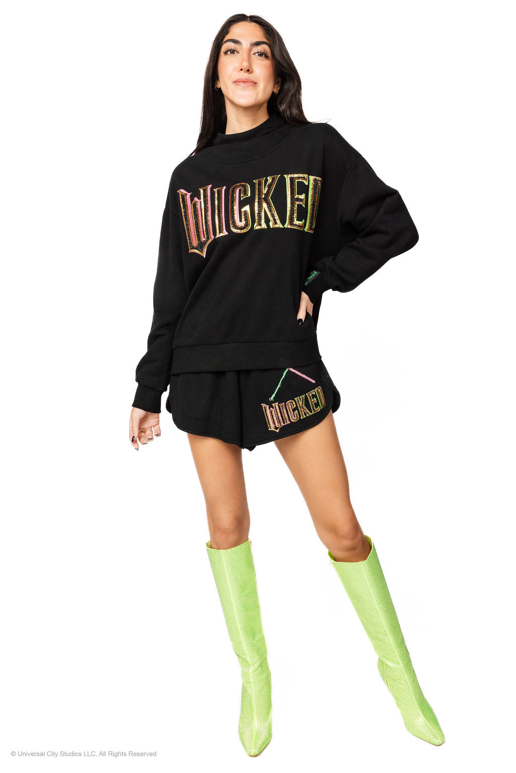 Licensed Black 'Wicked' Logo Sweatshirt