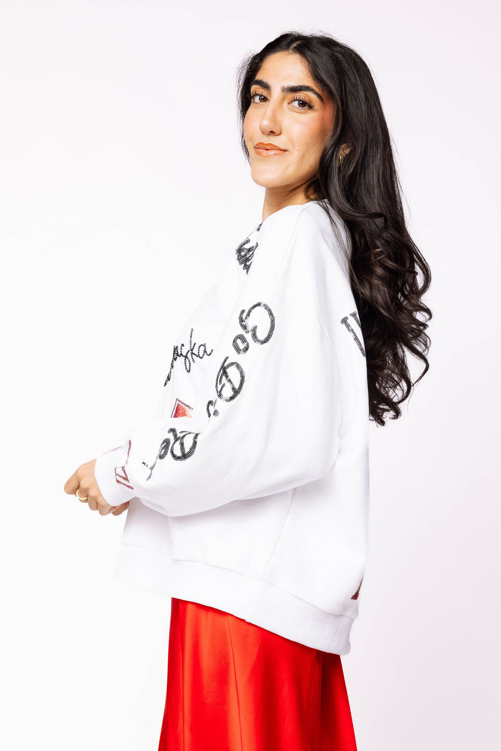 Licensed Nebraska Big Icons Scattered All Over Sweatshirt