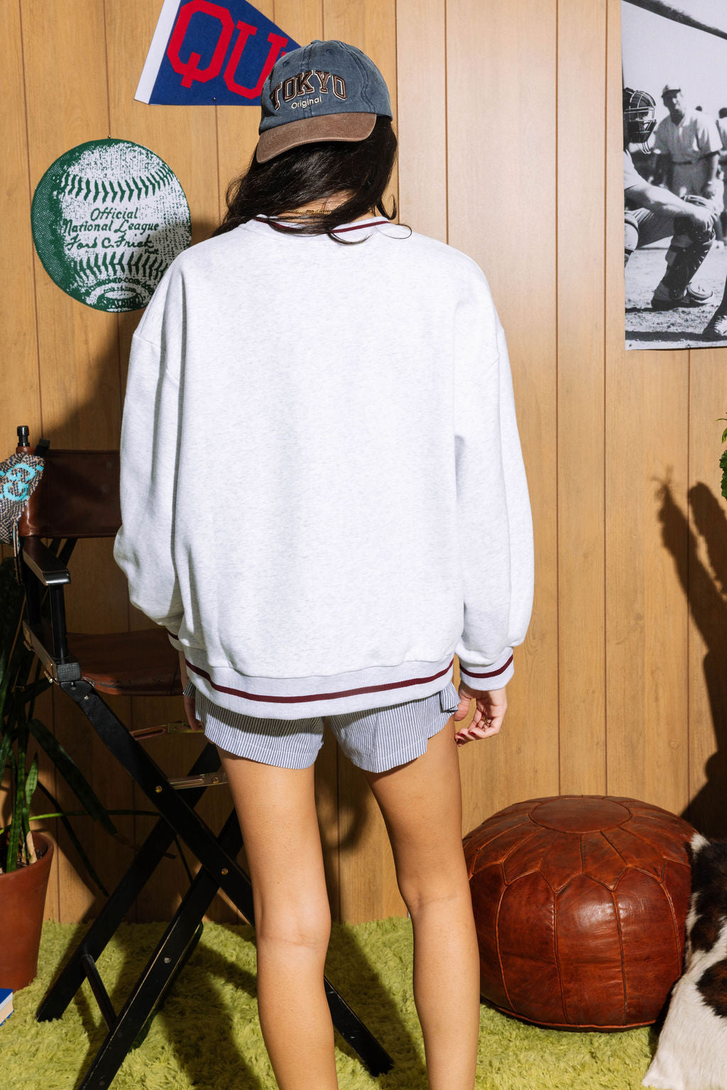 Licensed- Grey Plaid MSU Bulldogs Sweatshirt