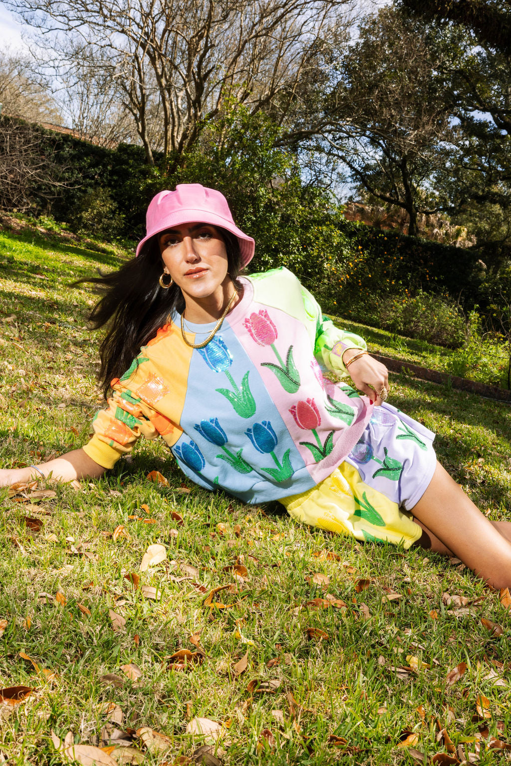 Neon Colorblock Tulip Short