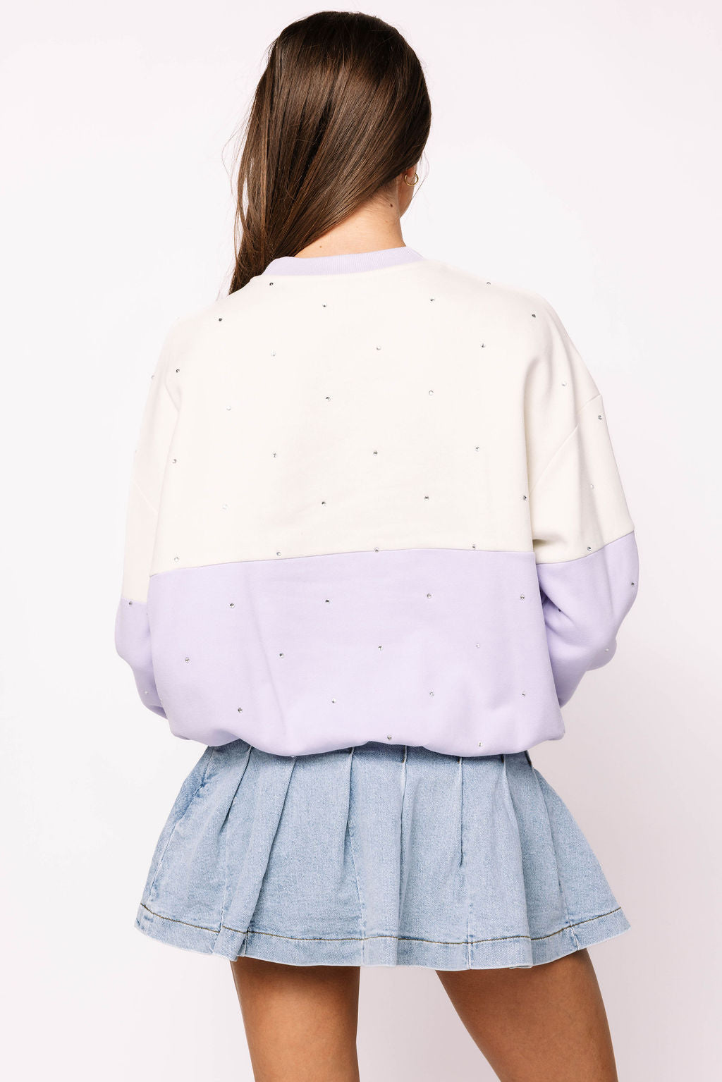 Licensed TCU Pastel Two Tone Sweatshirt