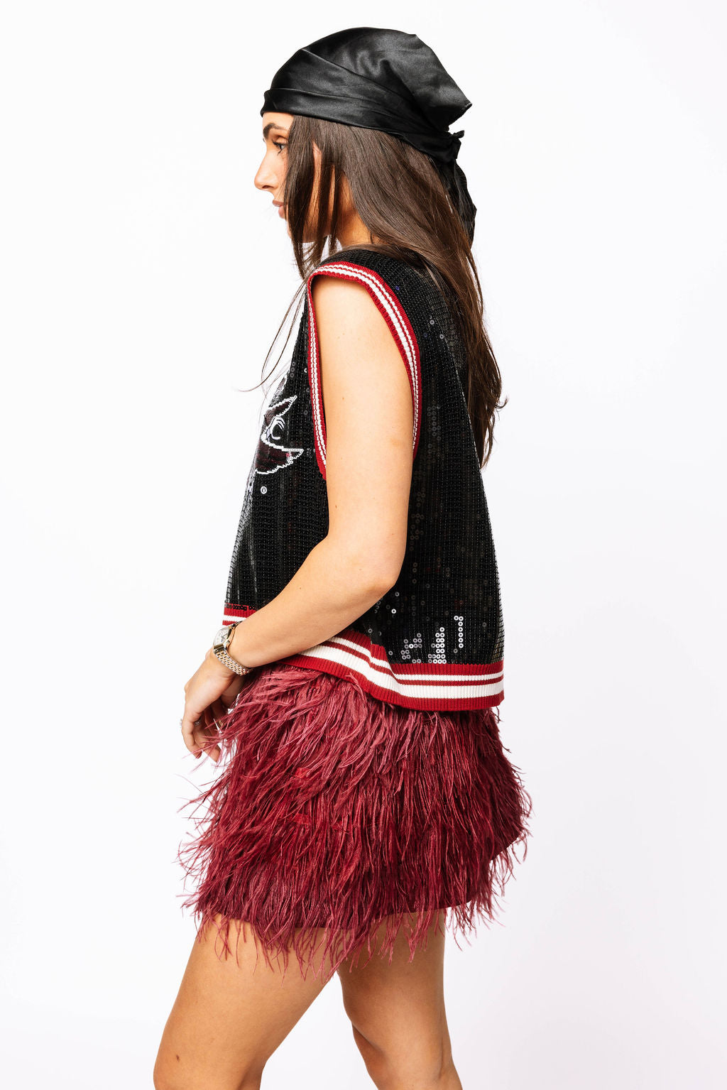 Licensed South Carolina Full Sequin Mascot Tank