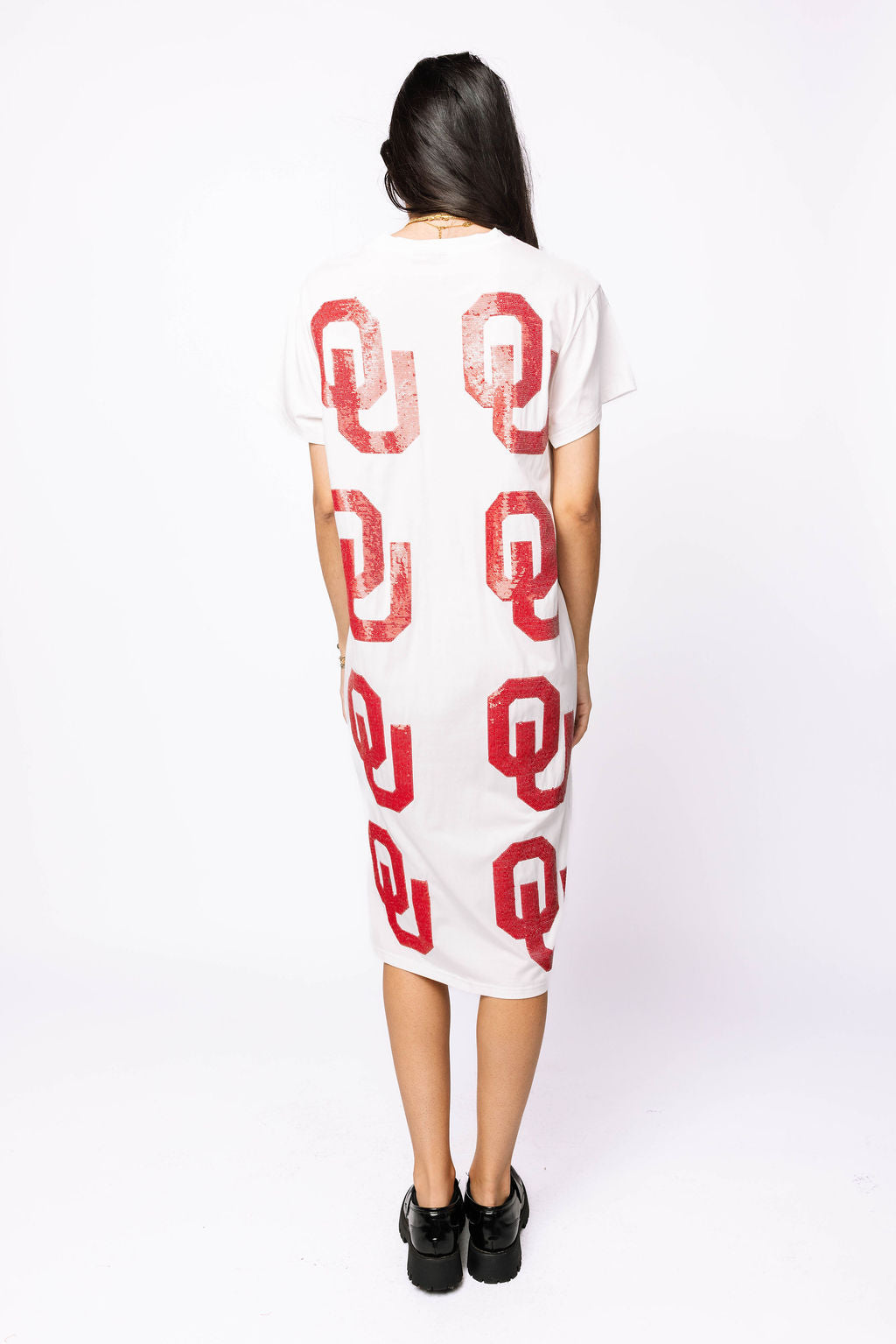 Licensed Oklahoma Mascot Midi Tee Dress