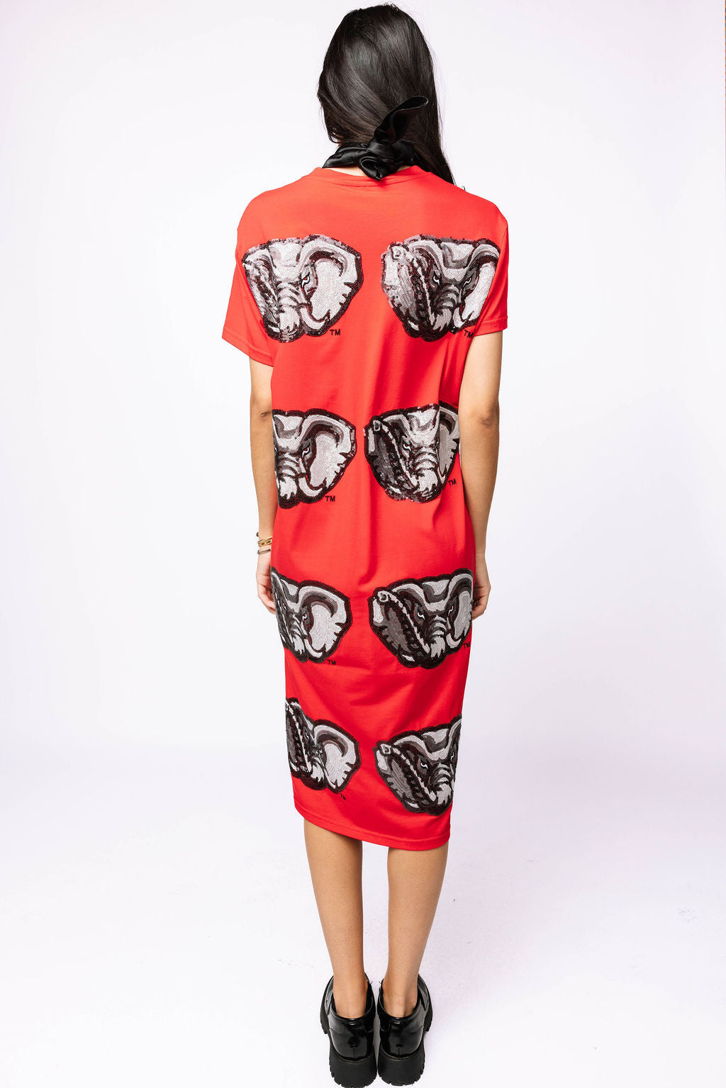 Licensed Alabama Mascot Midi Tee Dress