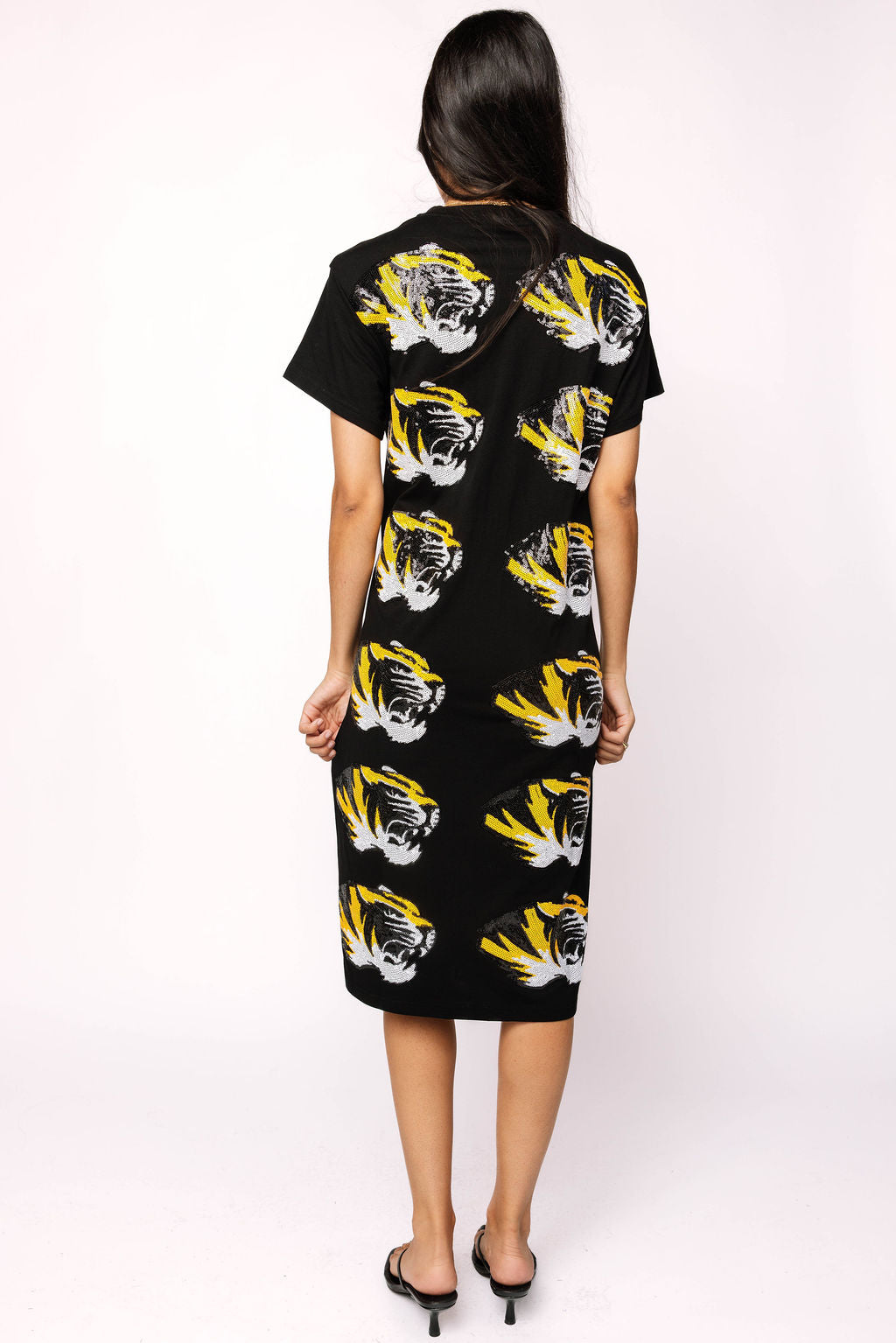 Licensed Mizzou Mascot Midi Tee Dress