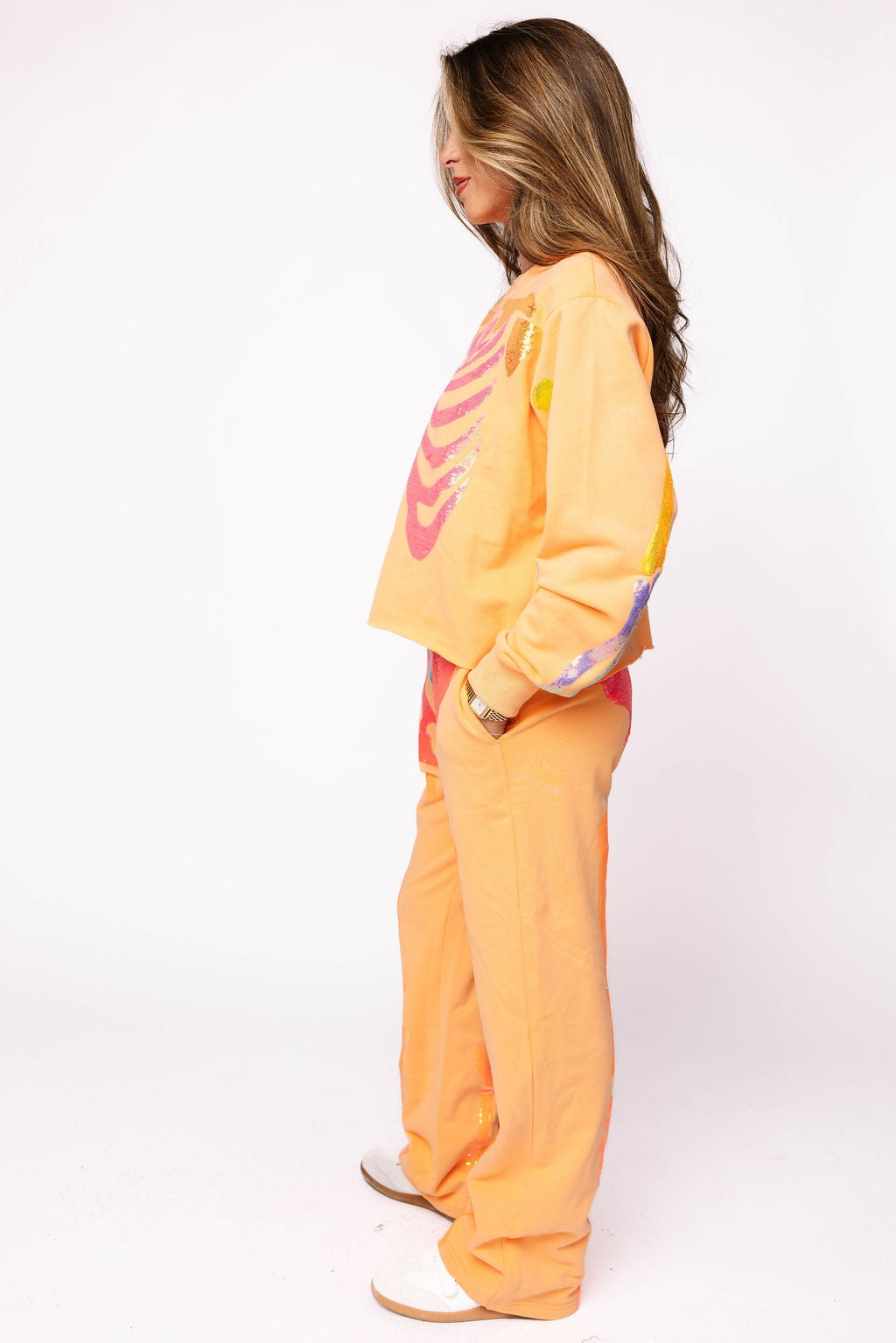 Orange Neon Skeleton Sweatpant