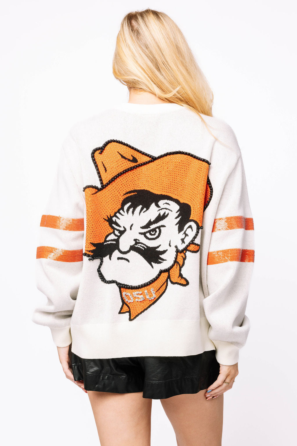 Licensed Oklahoma State Oversized Mascot Sweater