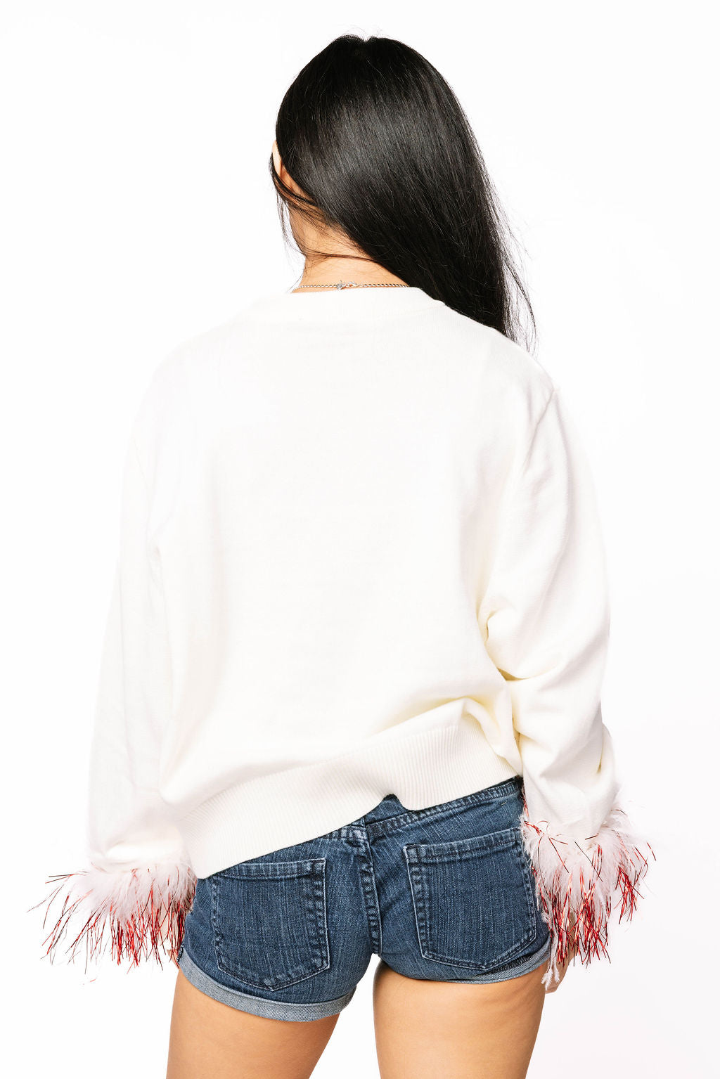 Licensed Georgia Feather Sleeve Sweater