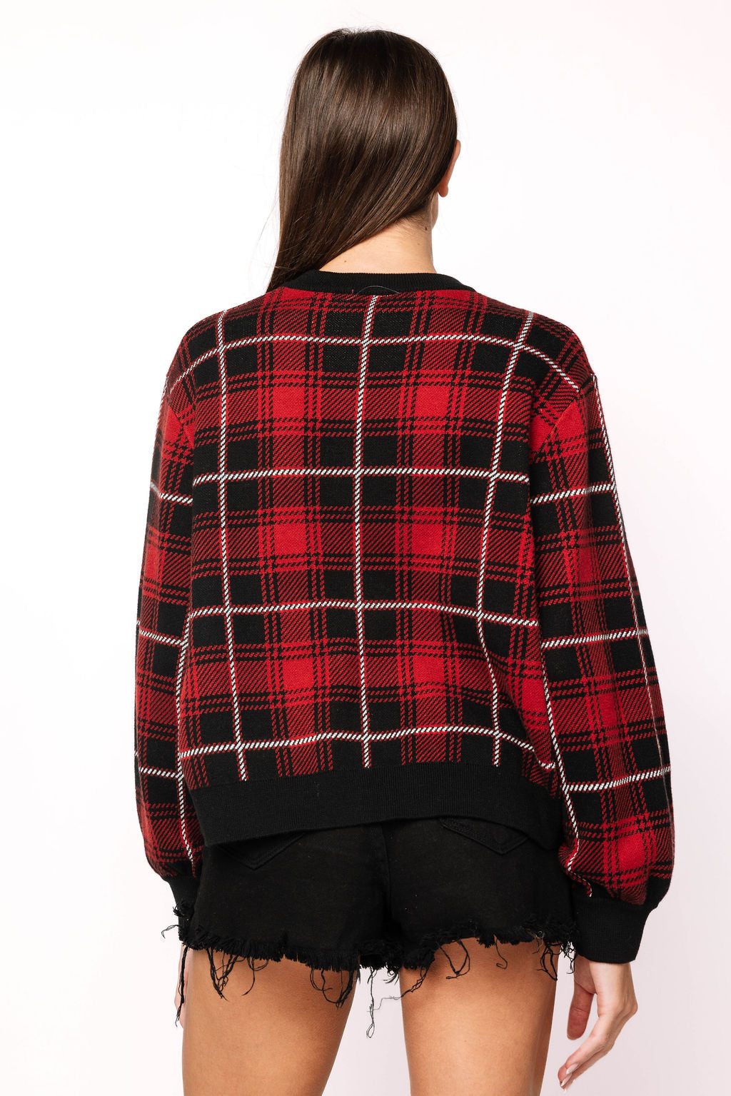 Licensed South Carolina Plaid Mascot Sweater