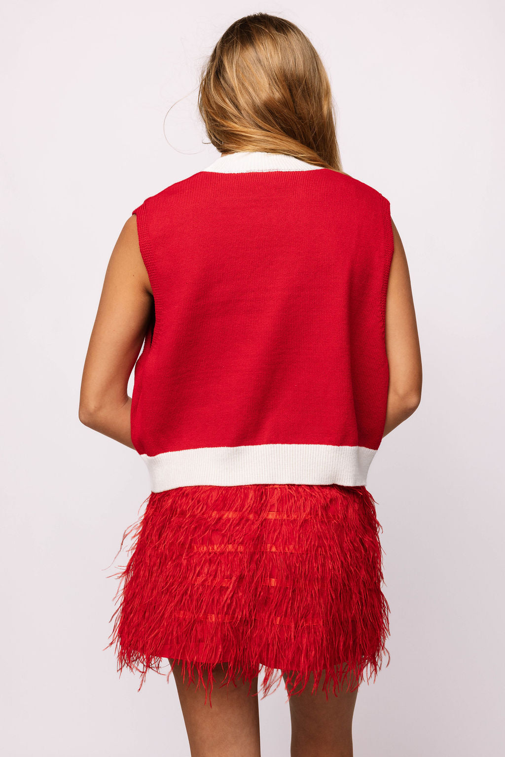 Licensed 'OU' Pennant Sweater Tank