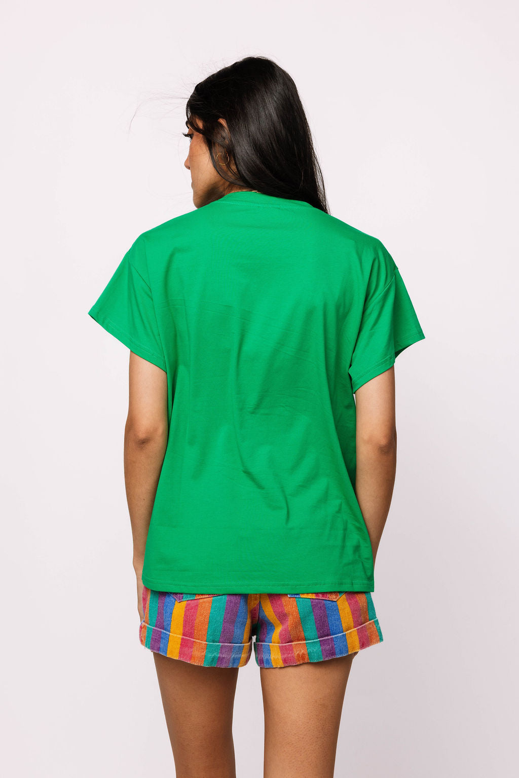 Green Jeweled Football Tee