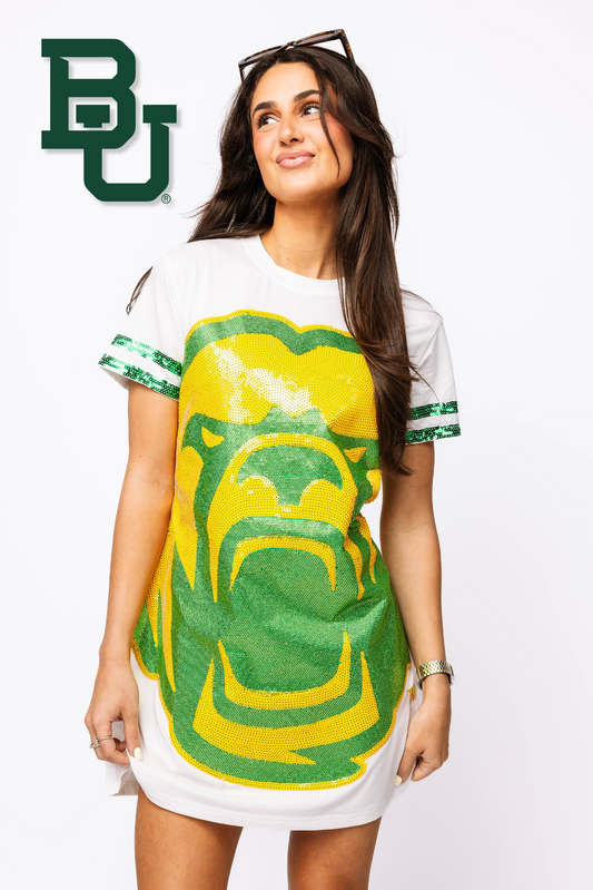 Licensed Baylor Oversized Mascot Tee Dress