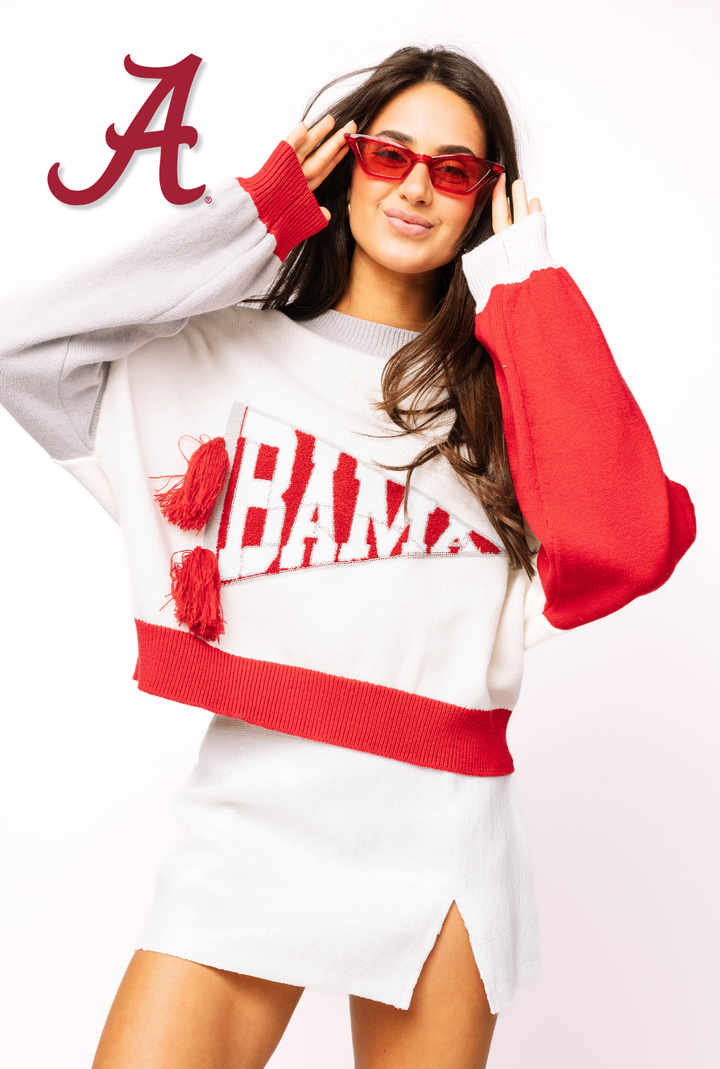 Licensed Alabama Pennant Sweater