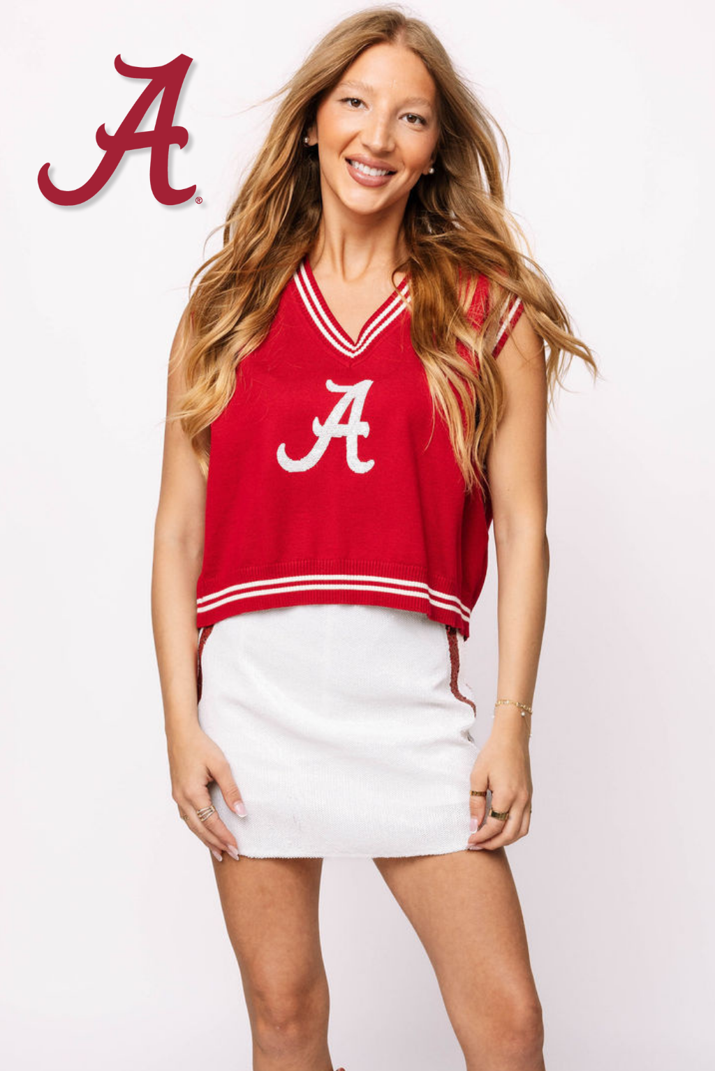 Licensed Alabama Small Mascot Sweater Vest