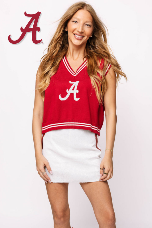 Licensed Alabama Small Mascot Sweater Vest