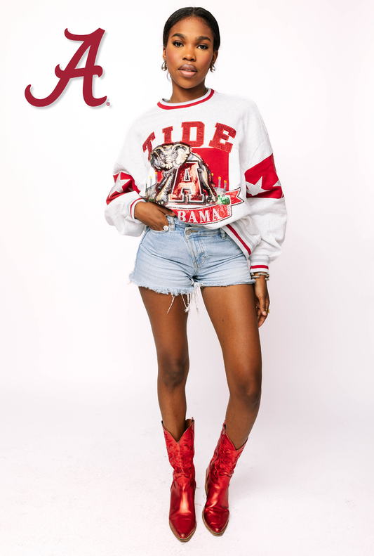 Licensed Alabama Vintage Stadium Star Sweatshirt