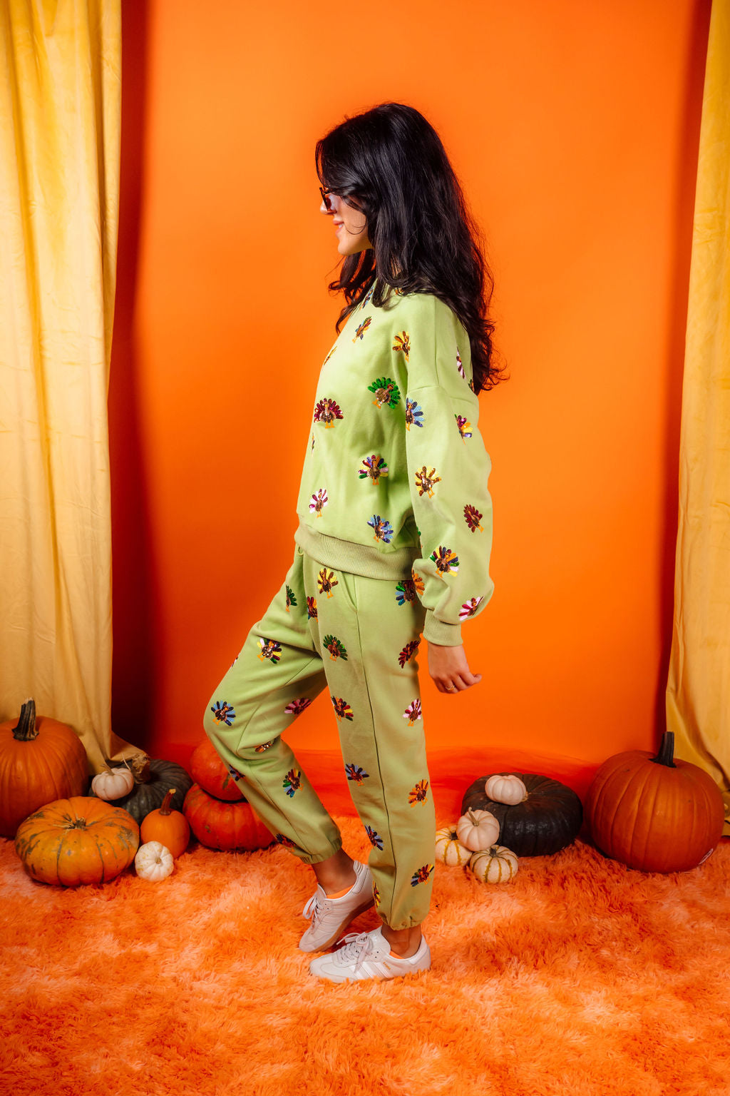 Green Multi Turkey Jogger