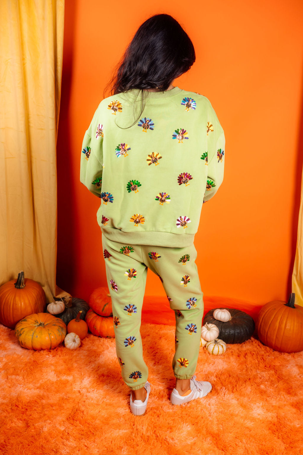 Green Multi Turkey Jogger