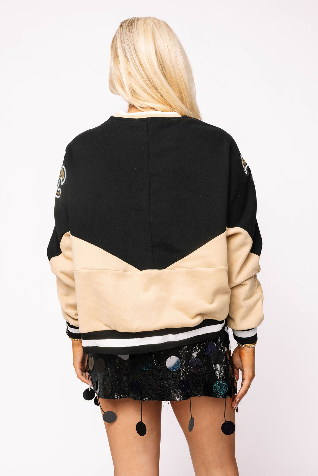 Licensed Two Toned Saints Crew Sweatshirt