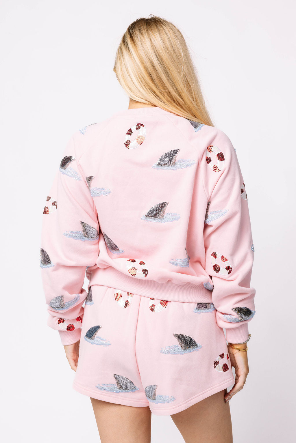 Light Pink Shark Fin & Float Short