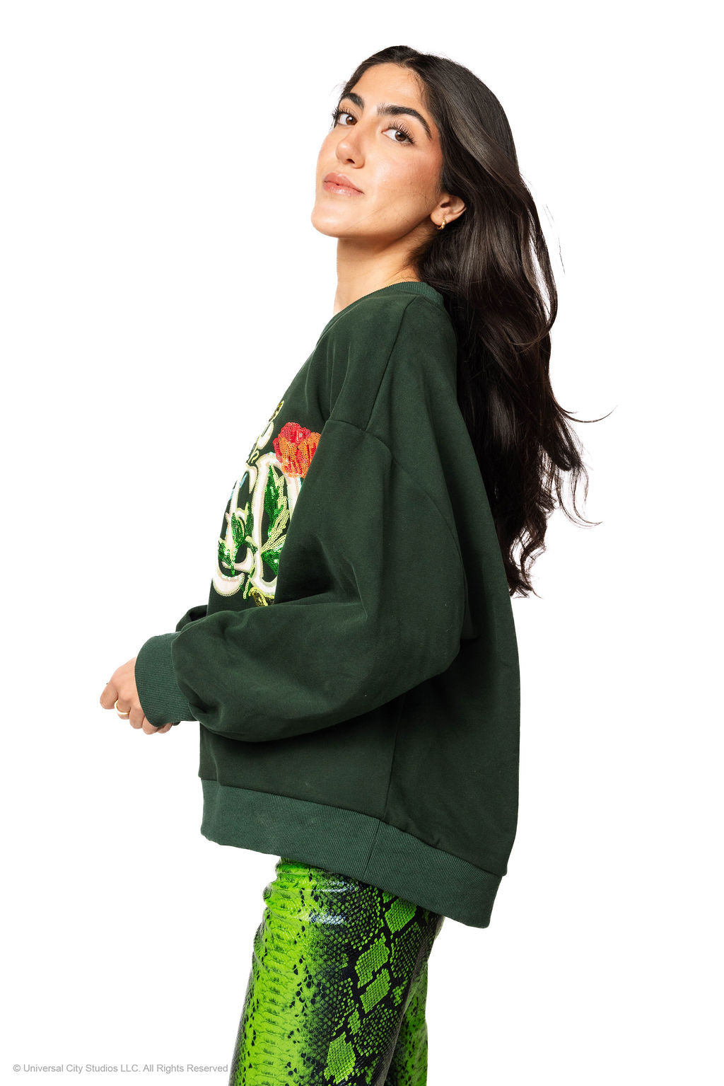 Licensed Forest Green 'I Feel Wicked' Sweatshirt