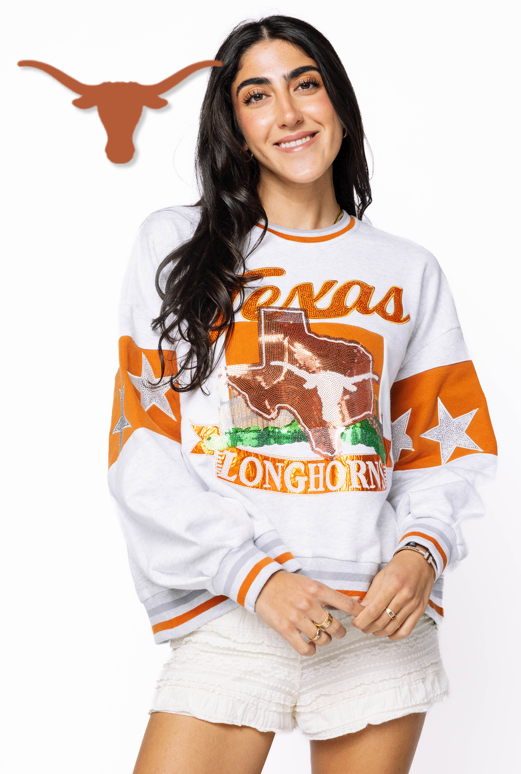 Licensed Texas Vintage Stadium Star Sweatshirt