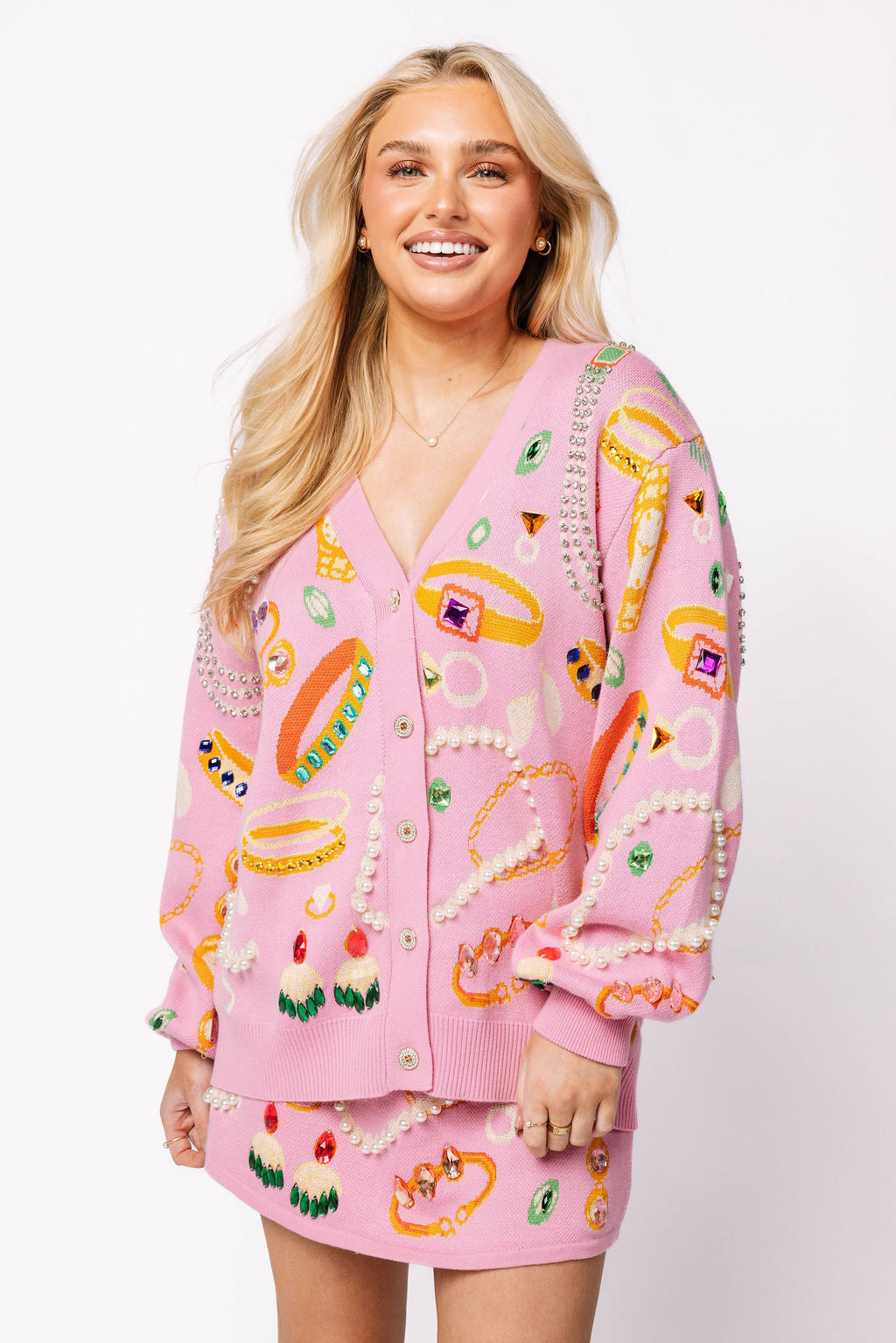 Pink Jewelry Queen Skirt