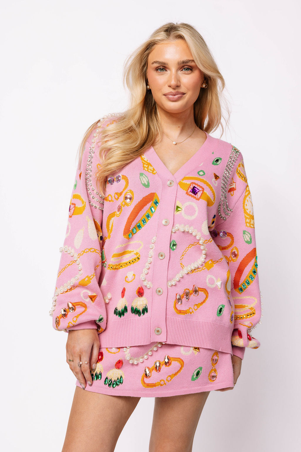 Pink Jewelry Queen Skirt