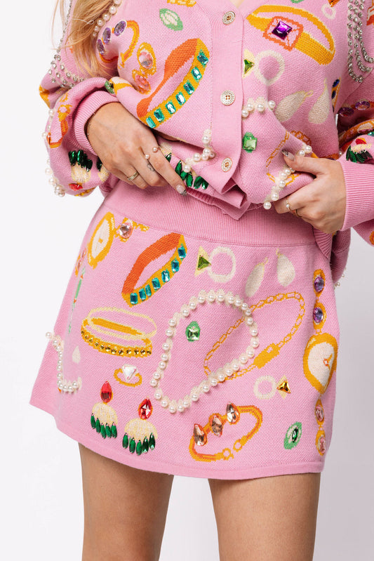 Pink Jewelry Queen Skirt