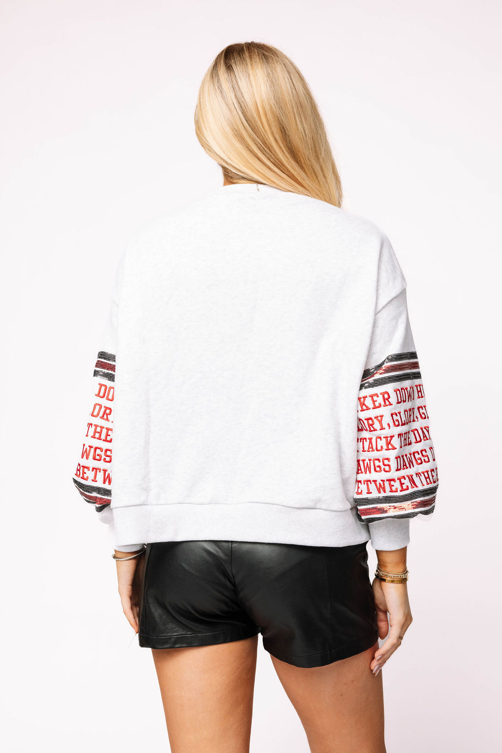 Licensed UGA Flower Mascot Sweatshirt