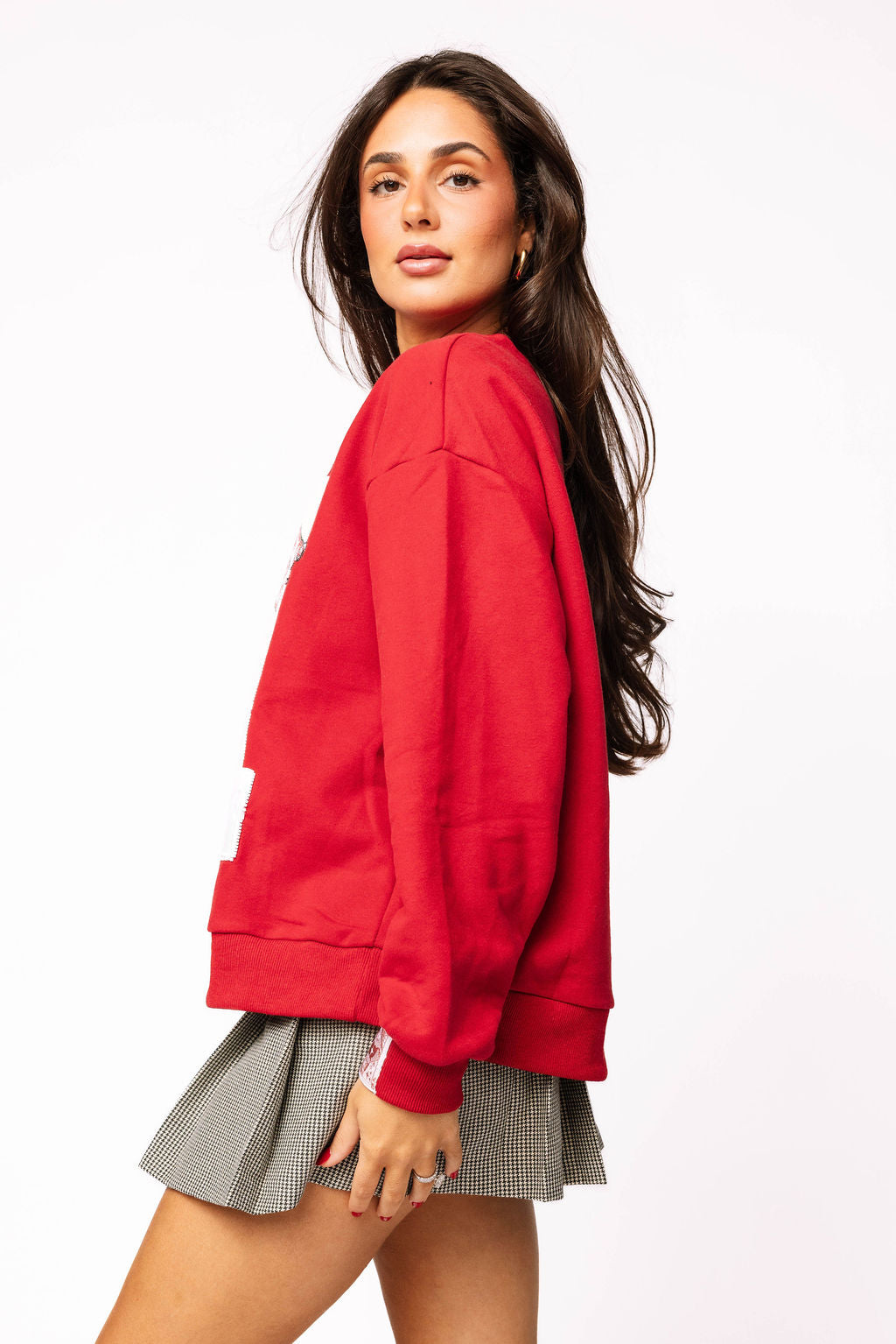 Licensed ULL Metallic Word With Icons Sweatshirt