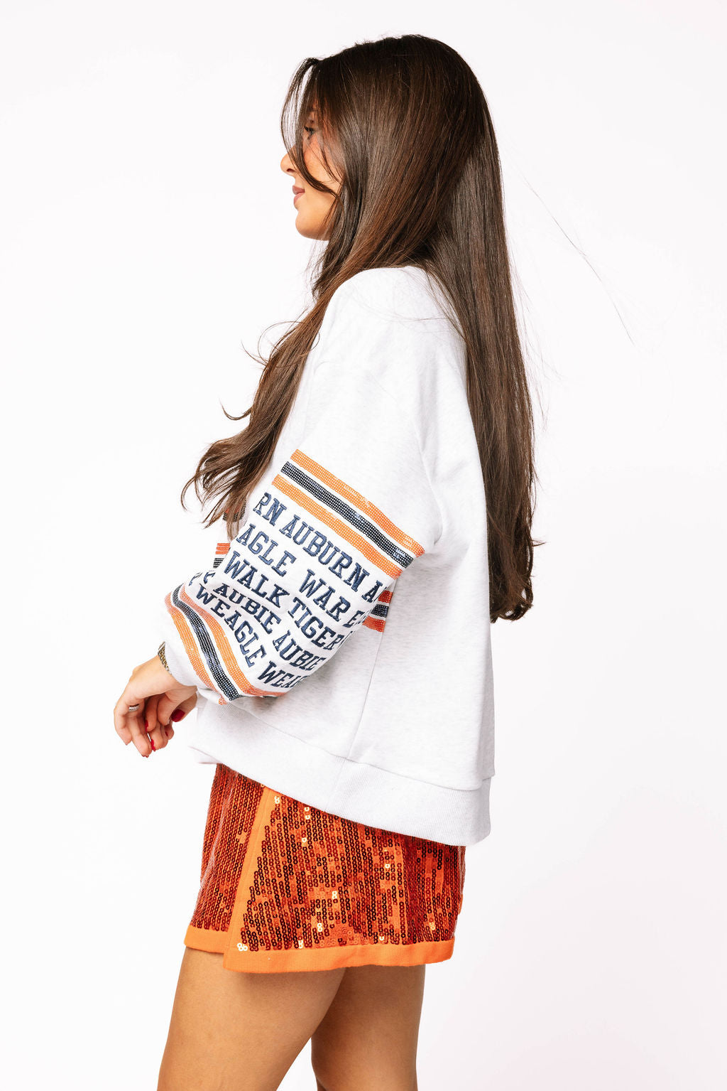 Licensed Auburn Flower Mascot Sweatshirt