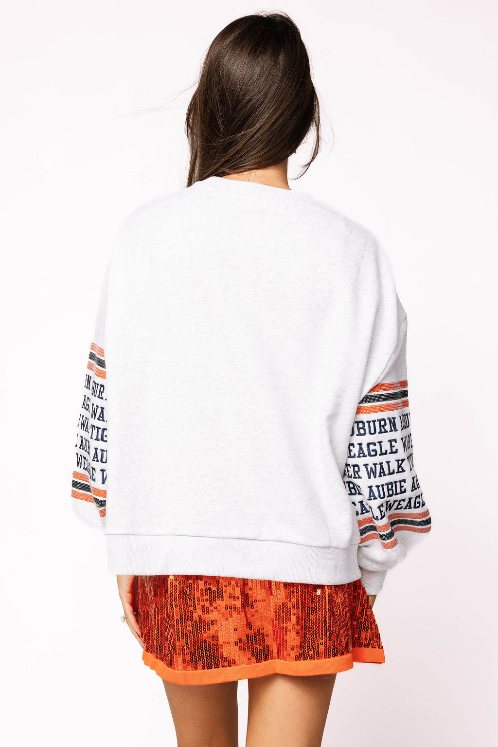 Licensed Auburn Flower Mascot Sweatshirt