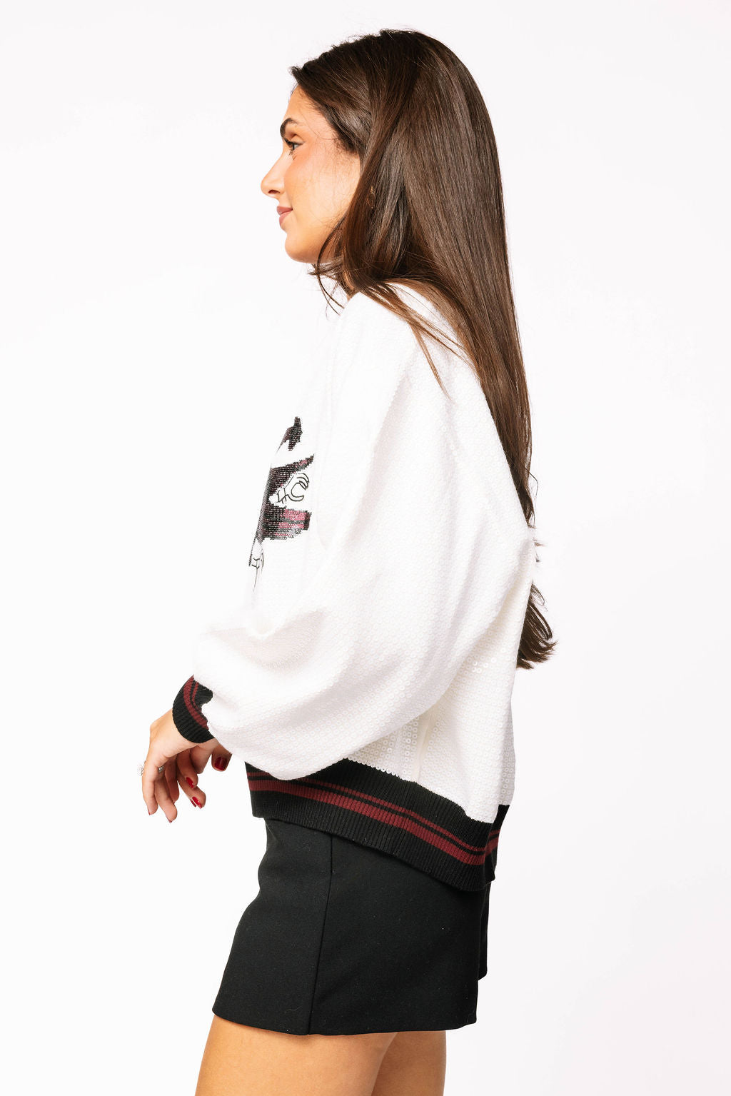 Licensed South Carolina Full Sequin Mascot Sweater