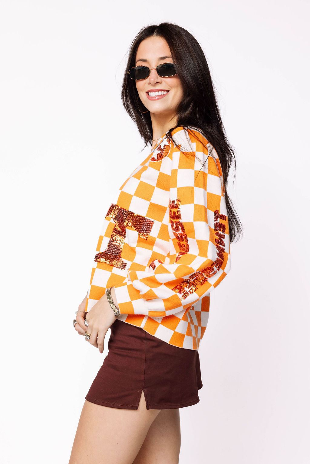 Licensed Tennessee Checkered Team Icons Cardigan