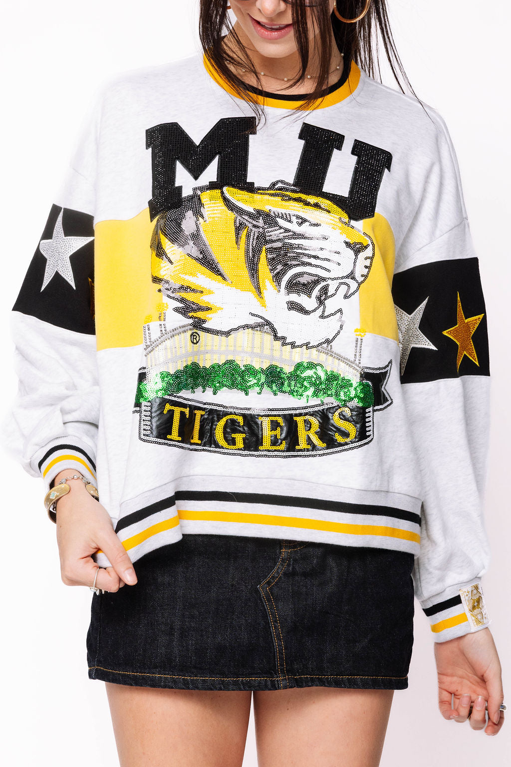 Licensed Mizzou Vintage Stadium Star Sweatshirt