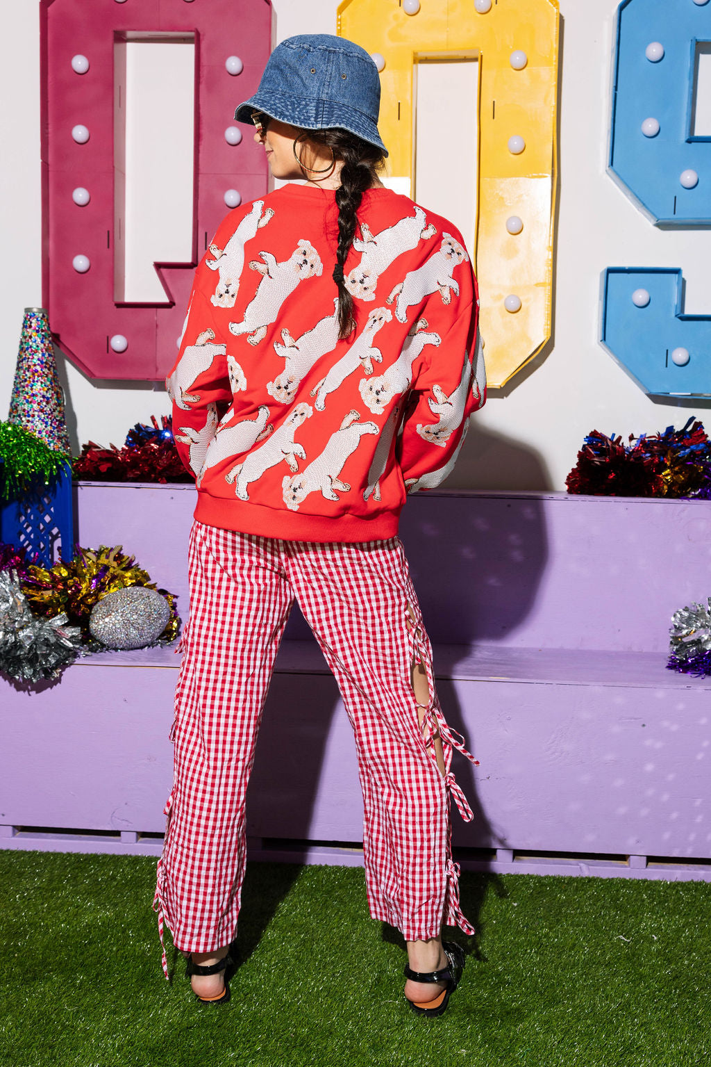 Red Crawling Bulldogs Sweatshirt