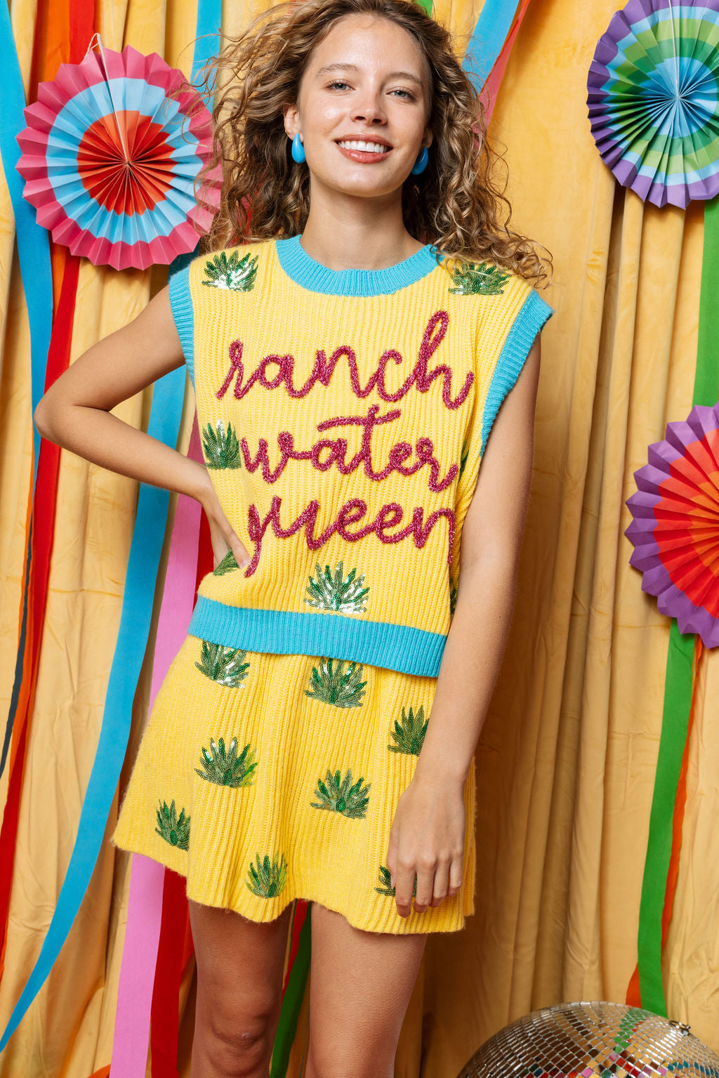Ranch Water Queen Sweater Vest