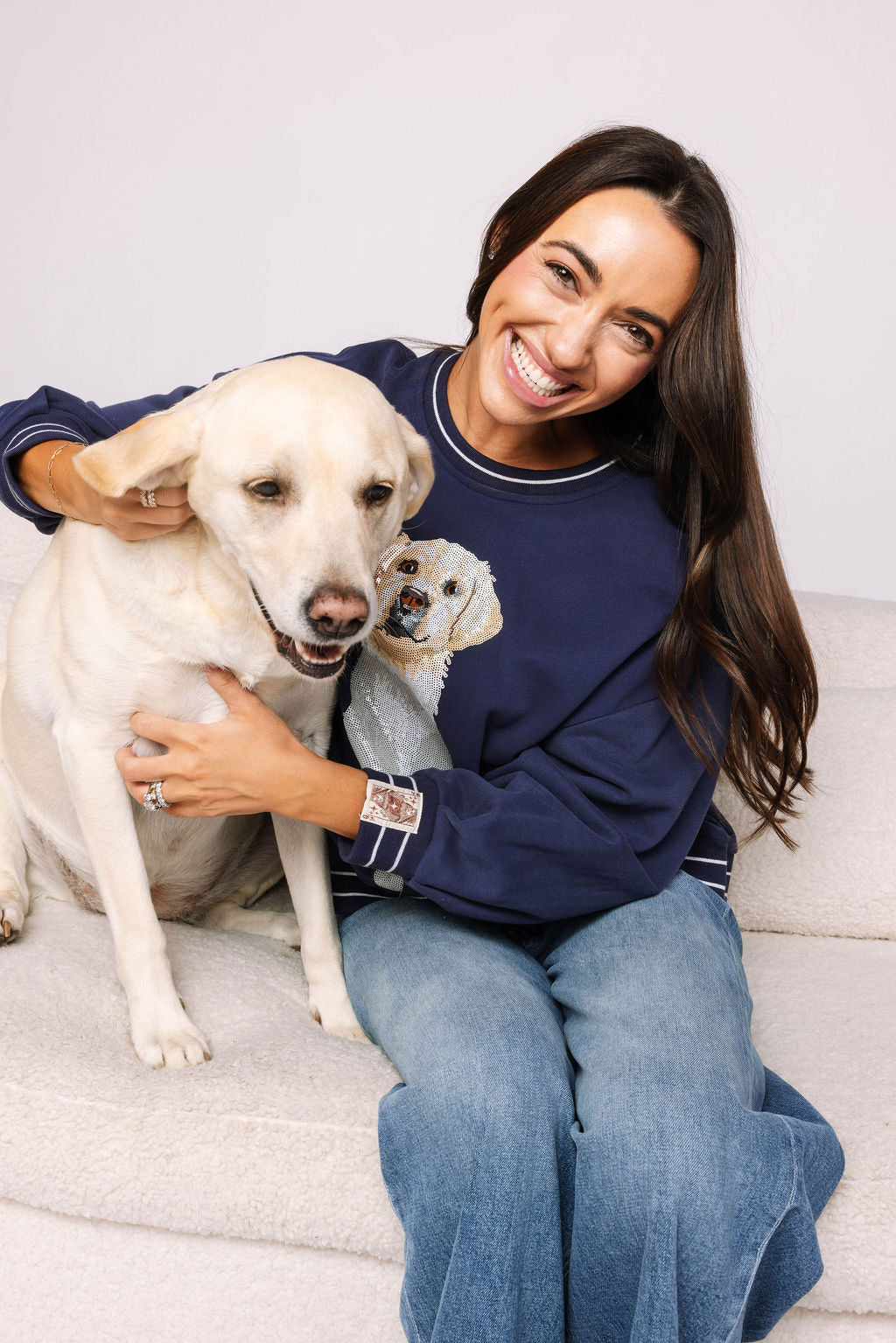 Navy Golden Retriever Sweatshirt