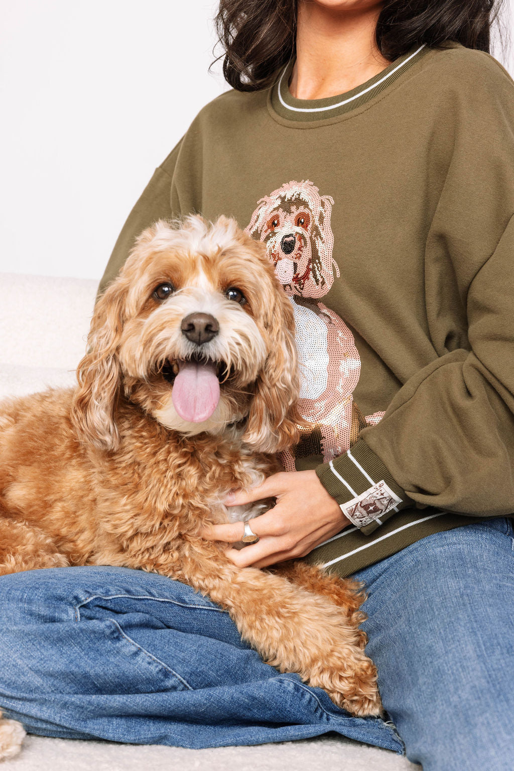 Olive Golden Doodle Sweatshirt
