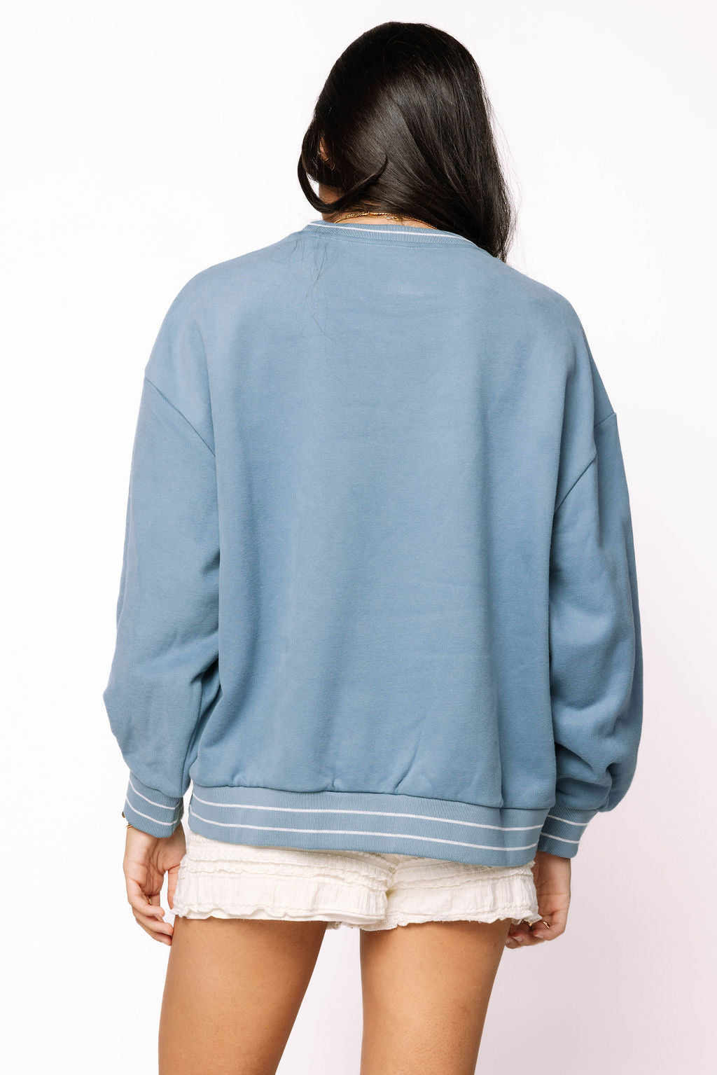 Dusty Blue Black Lab Sweatshirt