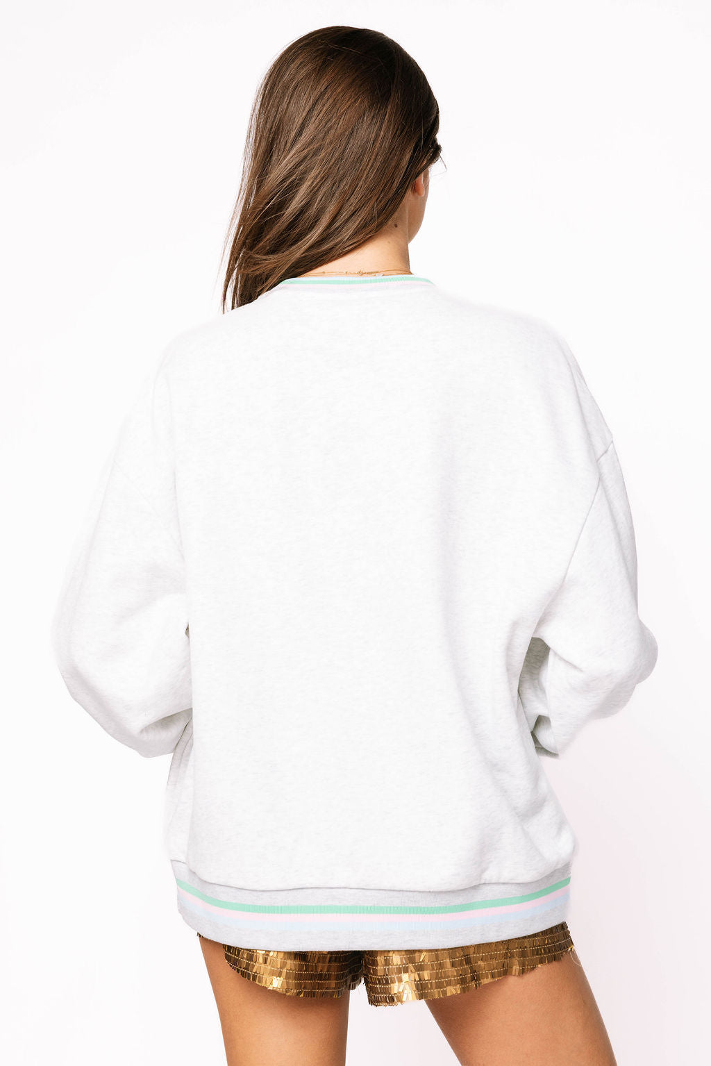 Grey Multi Mahjong Table Sweatshirt