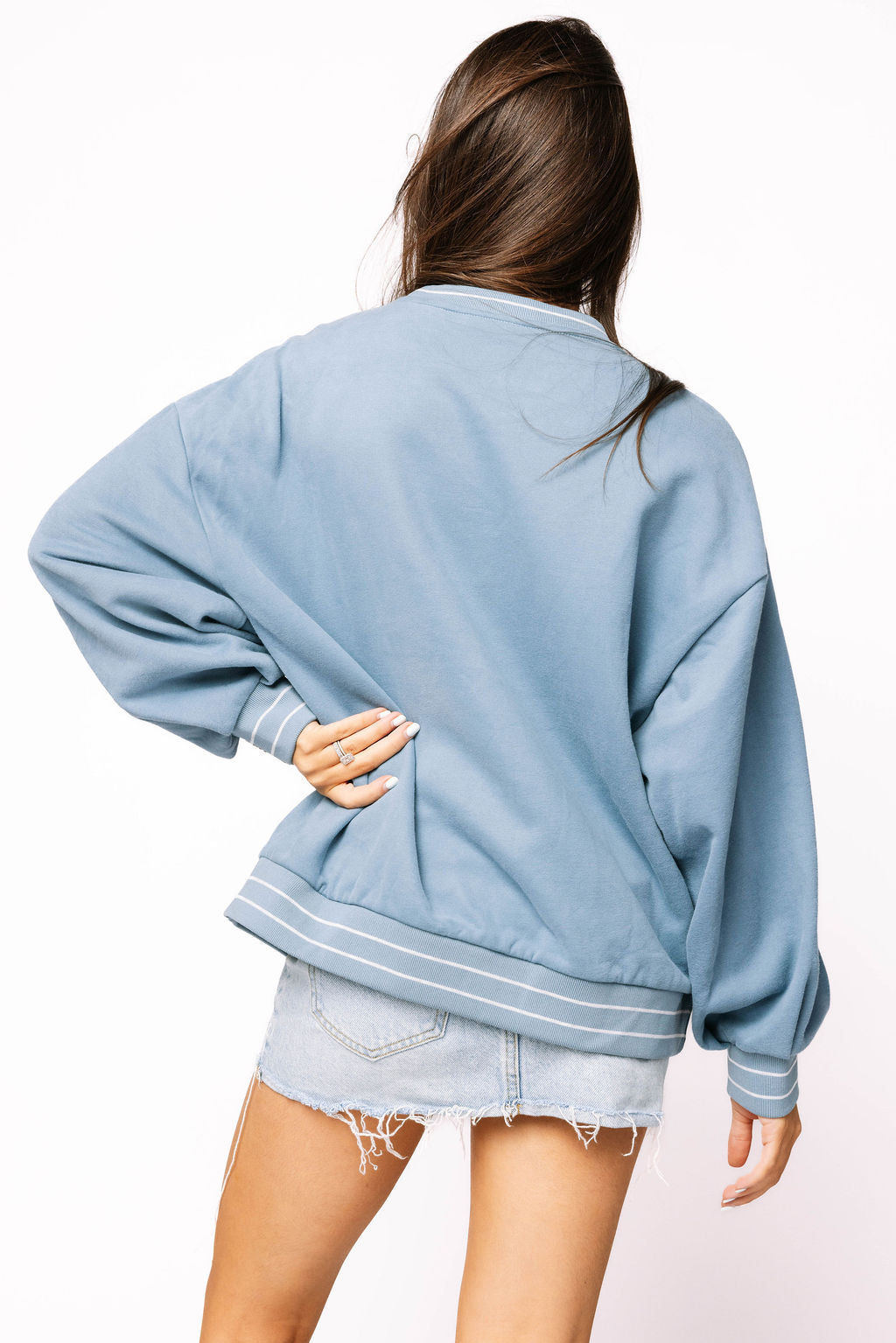 Dusty Blue King Charles Spaniel Sweatshirt