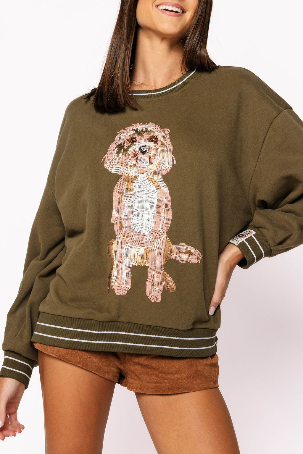 Olive Golden Doodle Sweatshirt