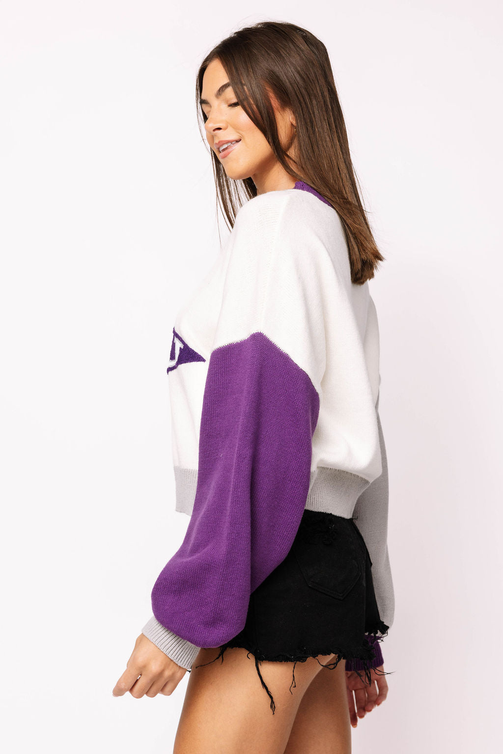 Licensed TCU Pennant Sweater