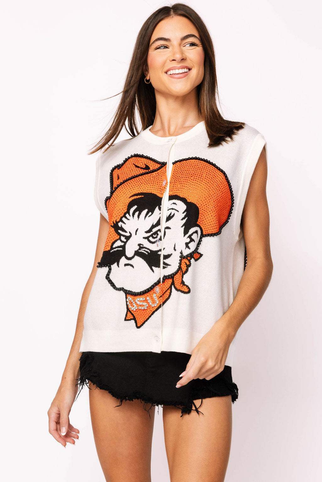Licensed Oklahoma State Oversized Mascot Vest