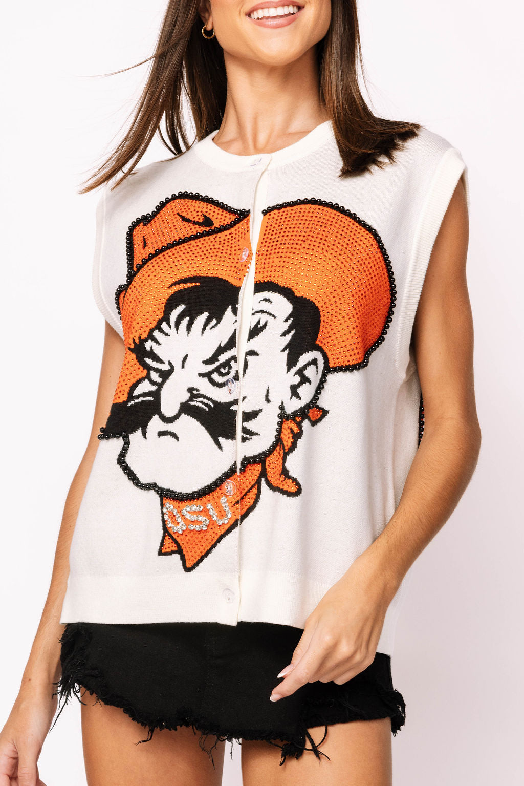 Licensed Oklahoma State Oversized Mascot Vest