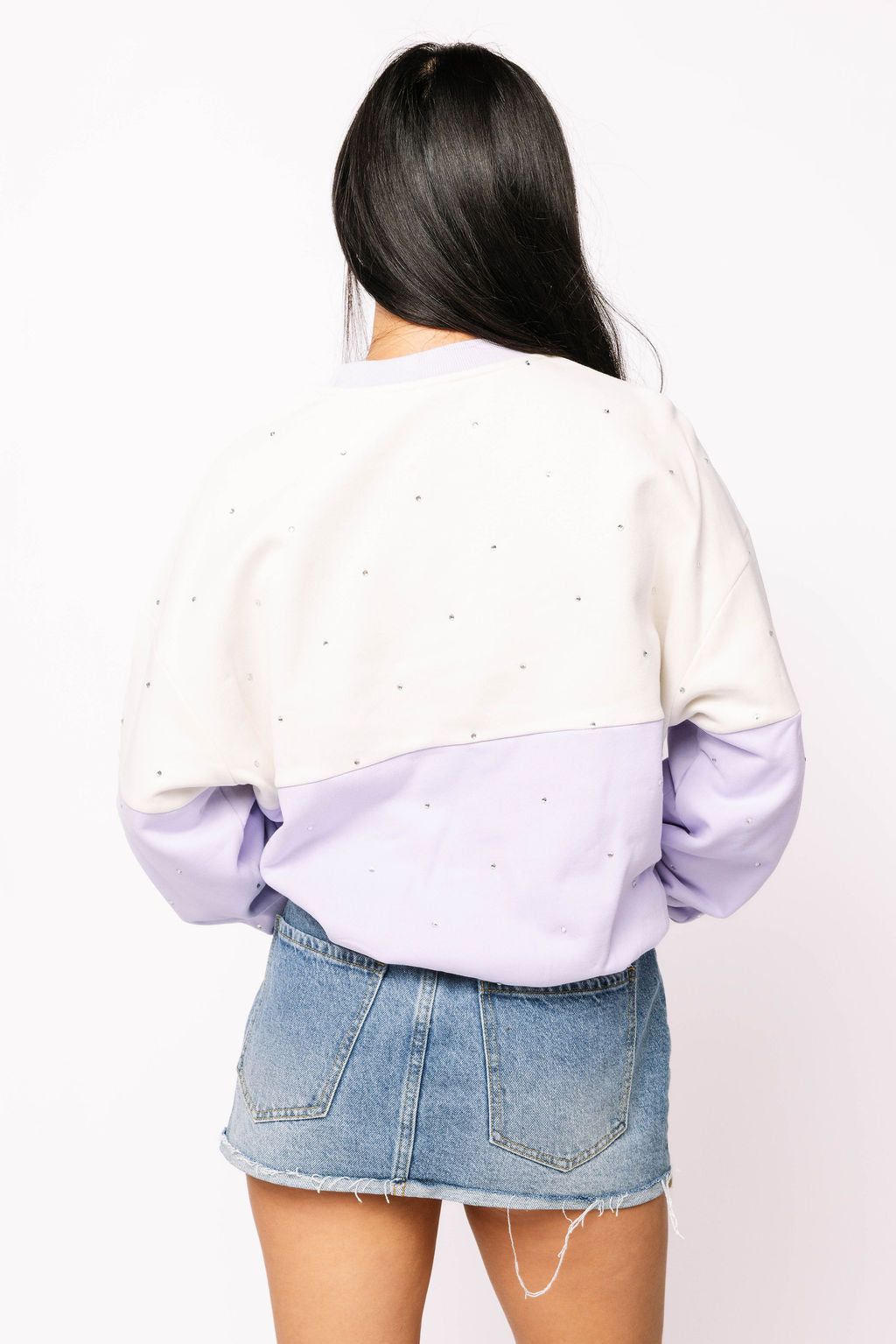 Licensed Clemson Pastel Two Tone Sweatshirt