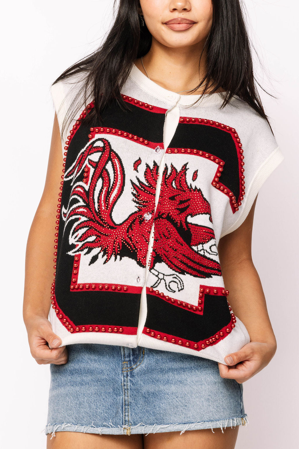 Licensed South Carolina Oversized Mascot Vest