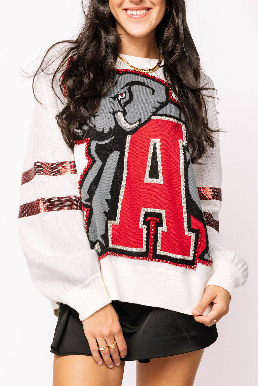 Licensed Alabama Oversized Mascot Sweater